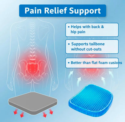 Cushion Seat Flex Pillow, Orthopedic Seat Cushion Pad (Egg Sitter)