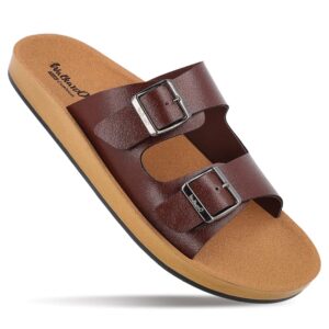 Men's Daily Wear Sandals-WE1333 Brown